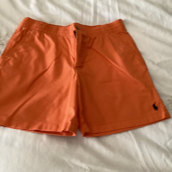 Polo Ralph Lauren boys orange size 14 dock style excellent condition shorts - Picture 3 of 11